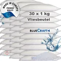 Produktbild: 30x 1kg Raum Luft-Entfeuchter Granulat im Vliesbeutel Nachfüllpack (2,10 €/1 kg)