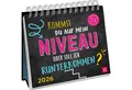 Produktbild: groh Verlag Tischkalender Postkartenkalender 2026: Kommst du auf mein Niveau oder soll ich...