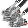 Produktbild: bio-chem 3X Grillbürste - Robust & Ergonomisch - Extra Langer Griff mit Wärmedämmung - 3-Fach Drahtbürste mit Edelstahl-Borsten und Schaber - für Grillrost, Gasgrill, Holzkohlegrill, Elektrogrill