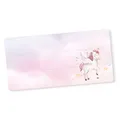Produktbild: itenga 40x Buchetiketten Einhorn  9x4,5cm Namensetiketten Heftetiketten Schuleti