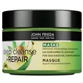 Produktbild: John Frieda - Deep Cleanse & Repair Maske / Kur - Inhalt: 250 ml - Mit Hanfsamen-Öl + nährender Avocado - Beruhigende Haarmaske für strapaziertes Haar