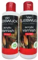 Produktbild: Acryllack Firnis 2x80ml Lack Klarlack Matt Wasserbasis glänzend transparent