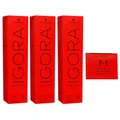 Produktbild: Schwarzkopf Igora Royal 3 x 60 ml 7-1 Mittelblond Cendre Haarfarbe Cremefarbe Se