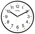Produktbild: Technoline Quarzwanduhr WT 630, schwarz, 25cm
