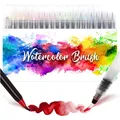 Produktbild: Aquarellstifte, Brush Pen Set, Malen, Pinselstifte, Mädchen Geschenk, 6-12 Ja...