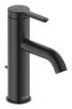 Produktbild: Duravit C.1 Einhebel-Waschtischmischer Ausladung 113 mm mit Zugstangen-Ablaufgarnitur - Schwarz - C11020001046