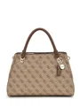Produktbild: GUESS Noelle II Luxury Satchel Latte Logo/Brown