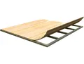 Produktbild: Gartenhaus-Fußboden WEKA, beige (natur), B:250cm H:0,16cm T:250cm, Massivholz, Gartenhaus-Fußböden, für Gartenhäuser