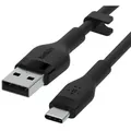 Produktbild: Belkin USB-Kabel, USB-C-Kabel auf USB Belkin BOOSTCHARGE Flex Schwarz 3 m (1 Stück)