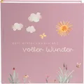 Produktbild: Goldbuch Babyalbum voller Wunder Wiese altrosa 30x31 cm 58 Seiten Pergamin