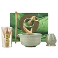 Produktbild: Matcha-Set - Matcha Besen Set - 4-teiliges Matcha-Tea-Set, Matcha-Besen, Matcha-Schale, Chasen und Matcha Löffel - Matcha Zubehör für die Teezeremonie - Geschenk in Grün für Zuhause und Büro