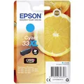Produktbild: Epson Original Orangen Claria 33-Einzel-Tintenpatrone Cyan – 1 x 4,5 ml – Original Epson Tintenpatronen für optimale Druckergebnisse