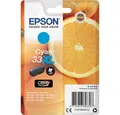 Produktbild: Epson Epson 33XL Claria Tintenpatrone cyan für Drucker. Tintenpatrone (Brillante Farben und klare Details)