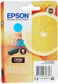 Produktbild: Epson 33XL Cyan Oranges High Yield, Genuine, Claria Premium Ink Cyan XL High Cap