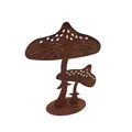 Produktbild: Gartendeko Fliegenpilz Rost Shilouette rostige Metalldeko HTI-Line