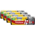 Produktbild: 4 x SWIRL Müllbeutel 30L Schwarz, Reißfest & Tropfsicher, Zugband, 10 Stück 