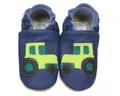 Produktbild: HOBEA-Germany Kitaschuhe Traktor blau 20/21 (12 - 18 Monate) Kautschuksohle Lauflernschuh