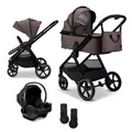 Produktbild: Moon AURA Kombikinderwagen SET inkl. Cosmo 2.0 Babyschale tonka - melange TOP
