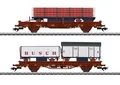 Produktbild: Märklin 45042 2er Wagenset Circus Busch, DR(DDR), Ep. IV H0, NEU+OVP