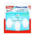 Produktbild: tesa Powerstrips Haken Small Oval,chrom