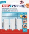 Produktbild: Tesa Powerstrips Haken Small Oval chrom