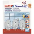 Produktbild: Powerstrips Haken Small OVAL - Selbstklebender Wandhaken für Glas Kacheln Hol...