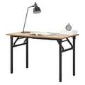 Produktbild: [neu.haus] Neuhaus Klapptisch - 120 x 60 x 75-76,4cm Schreibtisch Bürotisch Computertisch Tisch Klappbar Buche/Schwarz