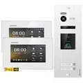 Produktbild: Balter EVO-HD Video Türsprechanlage mit Fingerprint, Video Türklingel, 2 Familienhaus, 2X 7 Zoll Monitore, Türklingel mit Kamera Full HD, 2 Draht Bus, 175° Weitwinkel, RFID,1080P