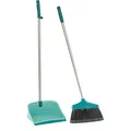 Produktbild: LEIFHEIT Kehrgarnitur mit langem Stiel Classic türkis Kunststoff 30,0 cm breit