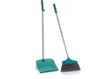 Produktbild: LEIFHEIT Kehrgarnitur mit langem Stiel Kunststoff, Aluminium türkis