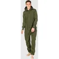 Produktbild: Jumpsuit MONIZ, Damen, Gr. M, EURO-Größen, grün (grün, grün), 80% Baumwolle, 20% Polyester, Overalls Jumpsuit, mit kuscheligem Komfort