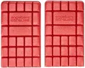 Produktbild: Engelbert Strauss KNIE SCHÜTZER aus Polyethylenschaum. 2er Set, Rot