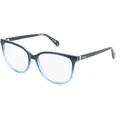 Produktbild: Polaroid PLD D544 Damen-Brille inkl. Gläser Vollrand Eckig Kunststoff-Gestell 56/16/145, blau