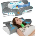 Produktbild: Kopfkissen Memory Foam Kissen, Ergonomisches Kopfkissen Orthopädische Kissen für Seiten Rücken & Bauchschläfer, Nackenkissen Antischnarchkissen