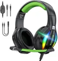 Produktbild: PG1 RGB Gaming Headset für PS4, PS5, PC, Xbox,Switch, Kabel Gaming Kopfhörer m