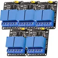 Produktbild: AZDelivery 5 x 2-Relais Modul 5V mit Optokoppler Low-Level-Trigger kompatibel mit Arduino inklusive E-Book!