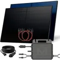 Produktbild: SUNNIVA Balkonkraftwerk 1000 W mit MARSTEK 800 W Wechselrichter inkl.5m Kabel 2x 500 W Solarmodule Bifazial Fullblack Glas-Glas