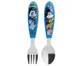 Produktbild: Disney Mickey Mouse Kinderbesteck Set 2-teilig – Löffel & Gabel mit Motivgriffen (2-tlg), 1 Personen