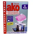 Produktbild: 1x Seifenpads AKO Classic Mehrweg-Reinigungspads recycelte Stahlwolle 10 Stück