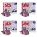 Produktbild: 4x AKO Classic Seifenpads 40 Stück Reinigungspads Mehrweg Stahlwolle gegen Fett
