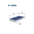 Produktbild: 1x Filter, Innenraumluft FILTRON K 1296A passend für JAGUAR LAND ROVER