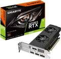 Produktbild: Gigabyte GeForce RTX 3050 OC 6G - Grafikkarten - GF RTX 3050 - 6GB GDDR6 - PCIe 4,0 Low-Profile - 2 x DisplayPort, 2 x HDMI - Box (GV-N3050OC-6GL)
