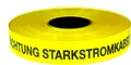 Produktbild: Trassenwarnband 'Achtung Starkstrom' / Rolle 40 mm x 250 m