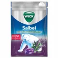 Produktbild: (22,92€/1kg) Wick Salbei ohne Zucker, Halsbonbon, 72g Beutel