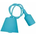 Produktbild: V-TAC E27 Pendelleuchtenfassung (max. 60 W) aus blauem Silikon