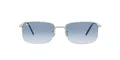 Produktbild: Ray-Ban RB 3717 Silver/Light Blue Shaded 57/18/145 Unisex Sonnenbrillen