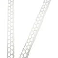 Produktbild: ProfileXXL Abschlussprofil 2,5m x 40mm x 14mm PVC Weiß Putzschiene