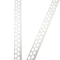 Produktbild: ProfileXXL PVC Abschlussprofil 2,5m x 40mm x 14mm, Abschlussleiste, Kantenschutz Weiß Putzschienen aus hart PVC, für Innen- & Außenputz