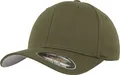 Produktbild: Flexfit | 6277 6 Panel Flexfit Wooly Combed Kappe olive S/M