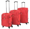 Produktbild: vidaXL Gartensack 3-tlg. Weichgepäck Trolley-Set Rot, (1-tlg)